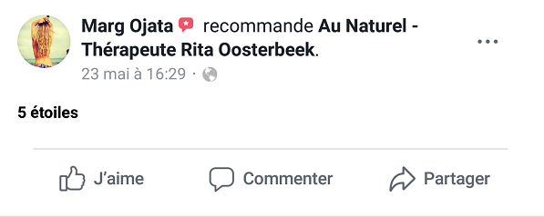 Avis témoignage Rita Oosterbeek naturopathie ayurvéda Marseille 13008
