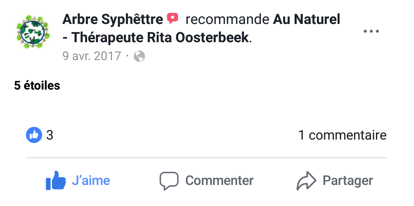Avis témoignage Rita Oosterbeek naturopathie ayurvéda Marseille 13008